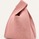 حقيبة يد محبوكة وردية – تصميم Vest Bag كاجوال